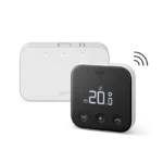 Wireless Smart Thermostat X with Programmer for Hot Water Control – Display showing 20 degrees Celsius